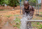 The joy of tasting clean water for the first time