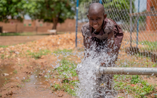 The joy of tasting clean water for the first time