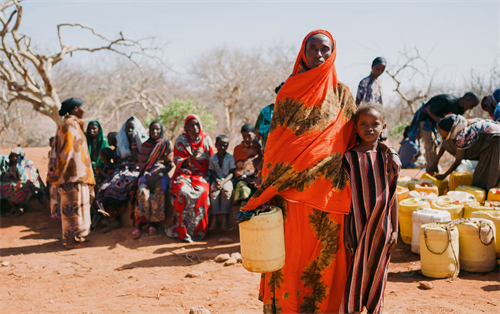 What's the difference between a hunger crisis and famine, and what causes them?